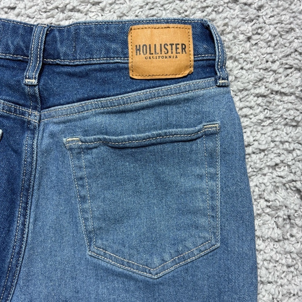 Hollister Jeans Womens 26 Ultra High Rise Mom Patchwork Vintage Stretch Denim - Picture 3 of 4